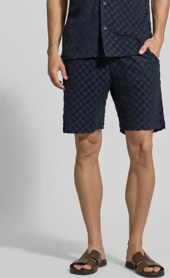 Lindbergh regular fit shorts met labelpatch - Foto 3