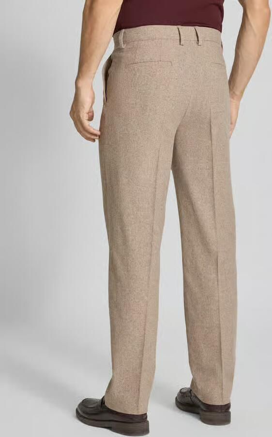 Lindbergh Regular fit stoffen broek met persplooien