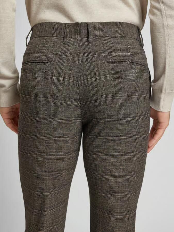 Lindbergh Regular fit stoffen broek met steekzakken