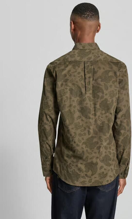 Lindbergh Regular fit vrijetijdsoverhemd van fijn corduroy met button-downkraag