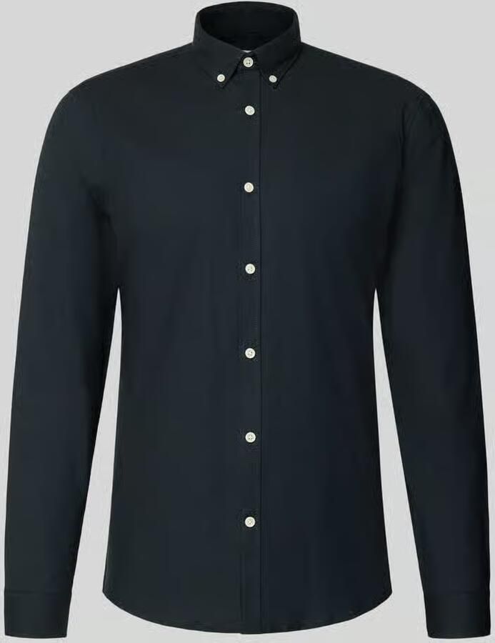 Lindbergh Regular fit vrijetijdsoverhemd van katoenmix model 'Oxford'