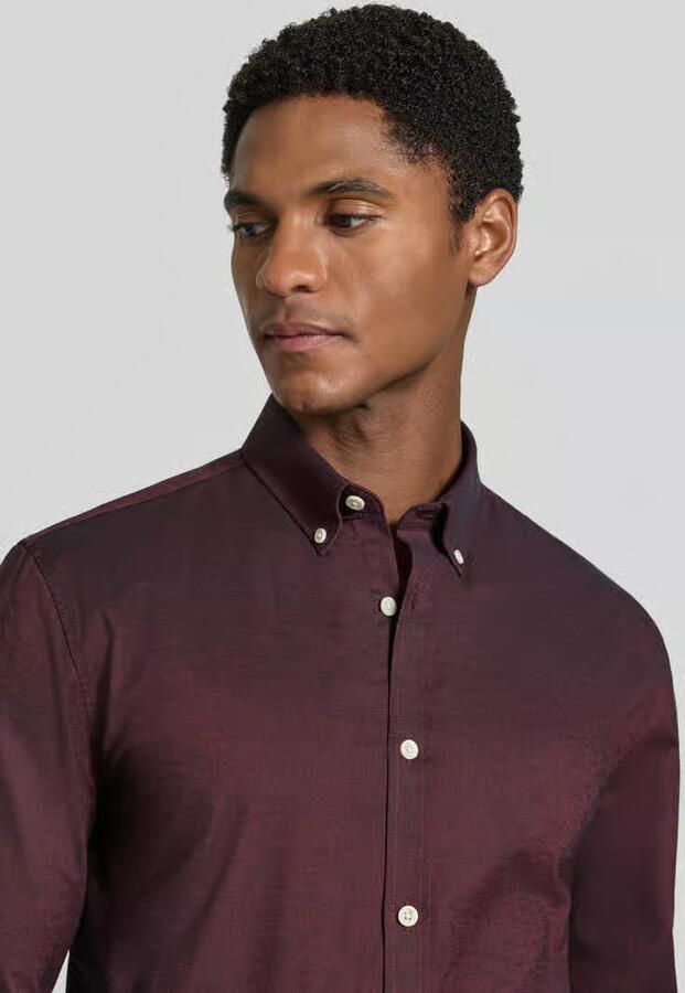 Lindbergh Regular fit vrijetijdsoverhemd van katoenmix model 'Oxford'