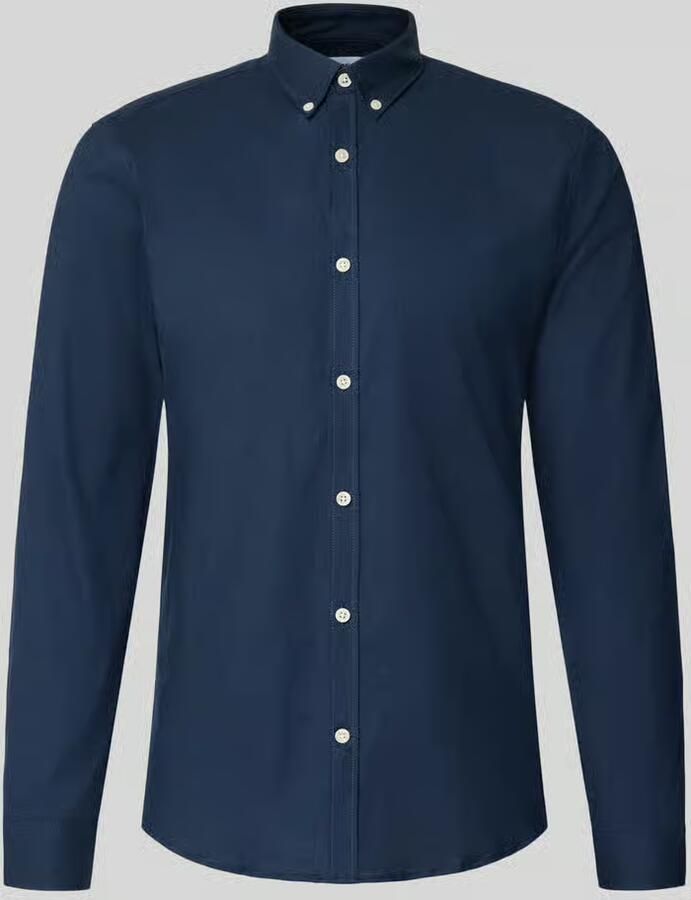 Lindbergh Regular fit vrijetijdsoverhemd van katoenmix model 'Oxford'
