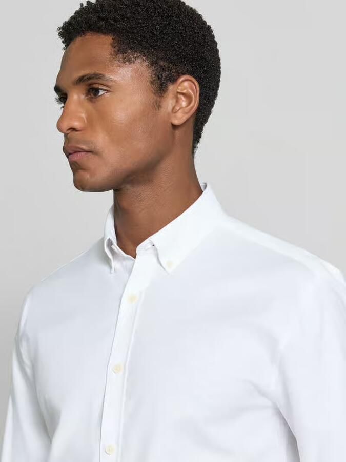 Lindbergh Regular fit vrijetijdsoverhemd van katoenmix model 'Oxford' - Foto 3