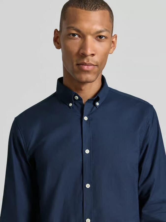 Lindbergh Regular fit vrijetijdsoverhemd van katoenmix model 'Oxford' - Foto 2