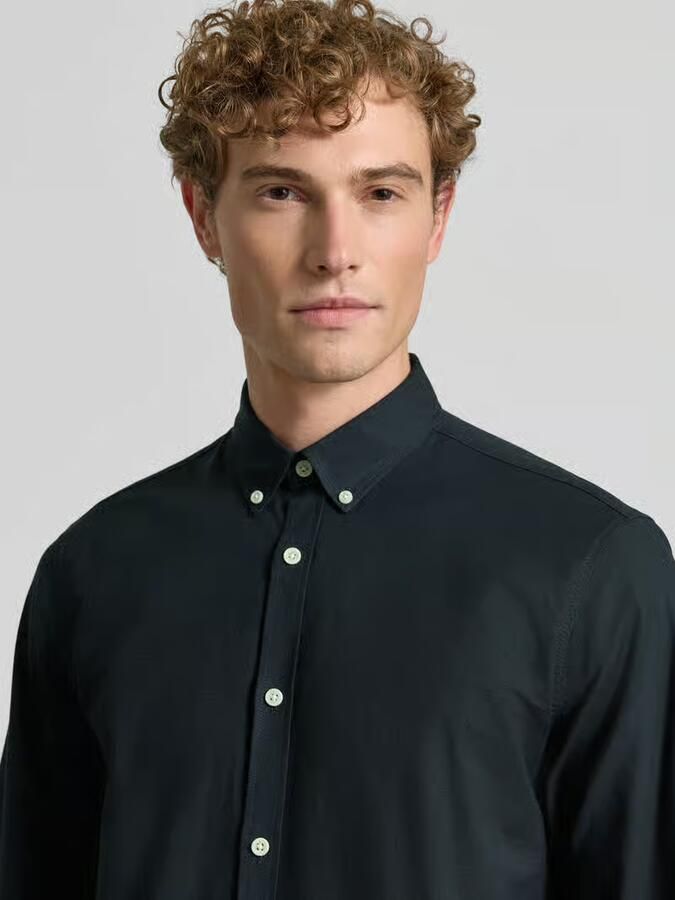 Lindbergh Regular fit vrijetijdsoverhemd van katoenmix model 'Oxford' - Foto 2