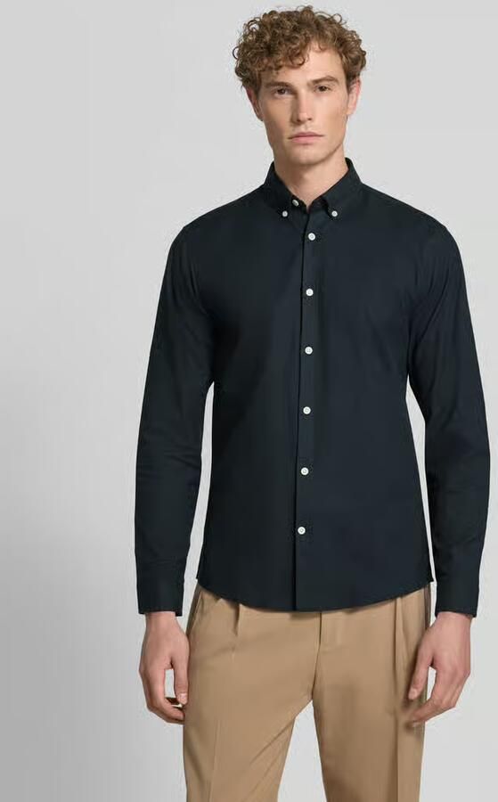 Lindbergh Regular fit vrijetijdsoverhemd van katoenmix model 'Oxford' - Foto 7