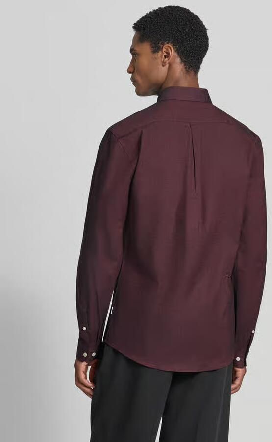 Lindbergh Regular fit vrijetijdsoverhemd van katoenmix model 'Oxford' - Foto 2