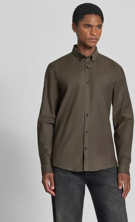 Lindbergh Regular fit vrijetijdsoverhemd van katoenmix model 'Oxford' - Foto 2