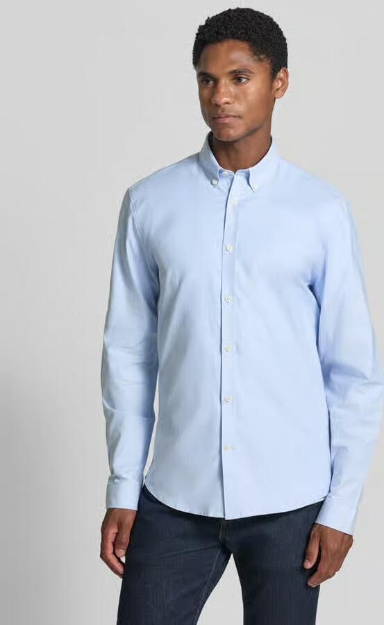 Lindbergh Regular fit vrijetijdsoverhemd van katoenmix model 'Oxford' - Foto 9