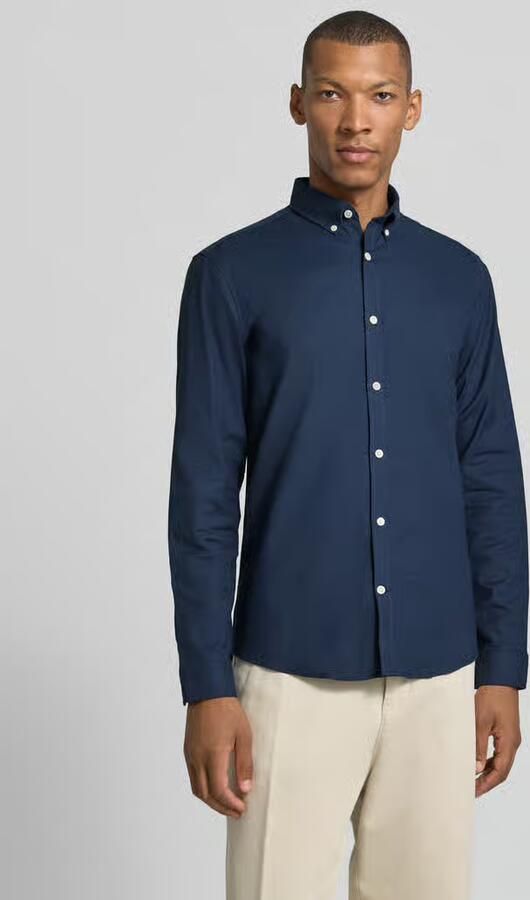 Lindbergh Regular fit vrijetijdsoverhemd van katoenmix model 'Oxford' - Foto 8