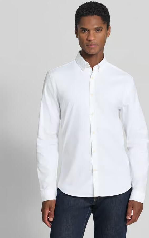 Lindbergh Regular fit vrijetijdsoverhemd van katoenmix model 'Oxford' - Foto 12