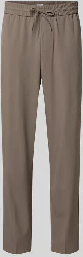Lindbergh Relaxed fit stoffen broek met elastische band - Foto 7