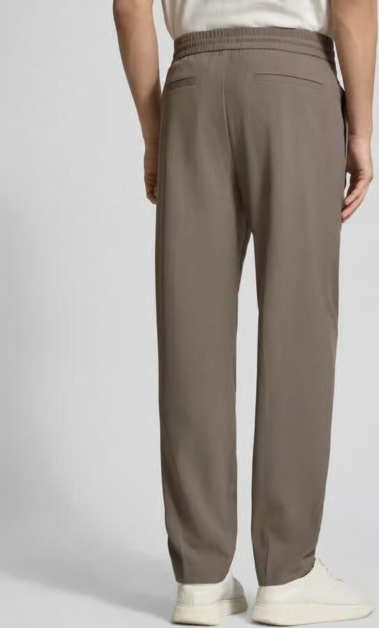 Lindbergh Relaxed fit stoffen broek met elastische band - Foto 10