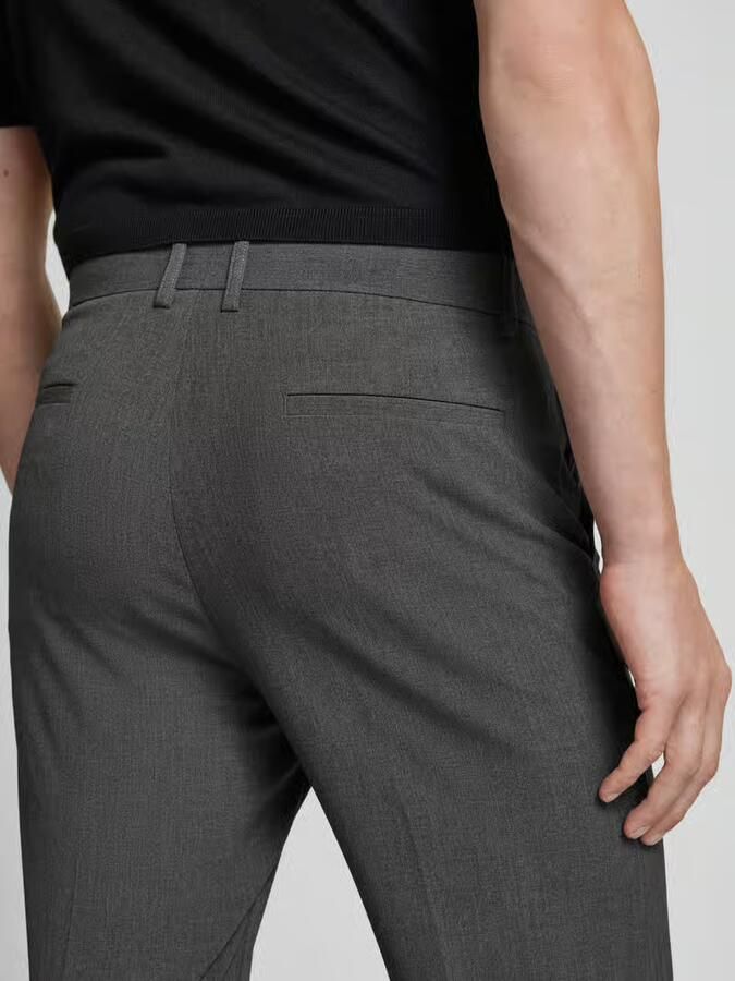 Lindbergh Slim fit stoffen broek met viscose-aandeel