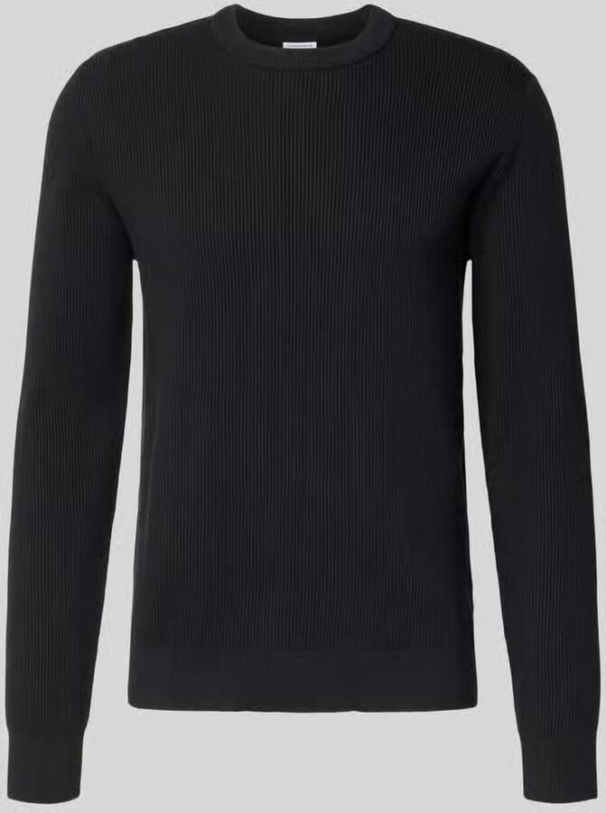 Lindbergh Relaxed fit Gebreide pullover met ronde hals