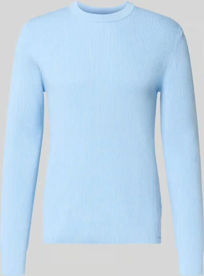 Lindbergh Relaxed fit Gebreide pullover met ronde hals