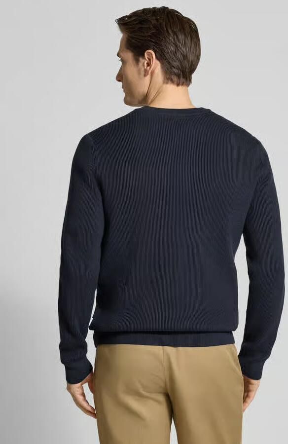 Lindbergh Relaxed fit Gebreide pullover met ronde hals