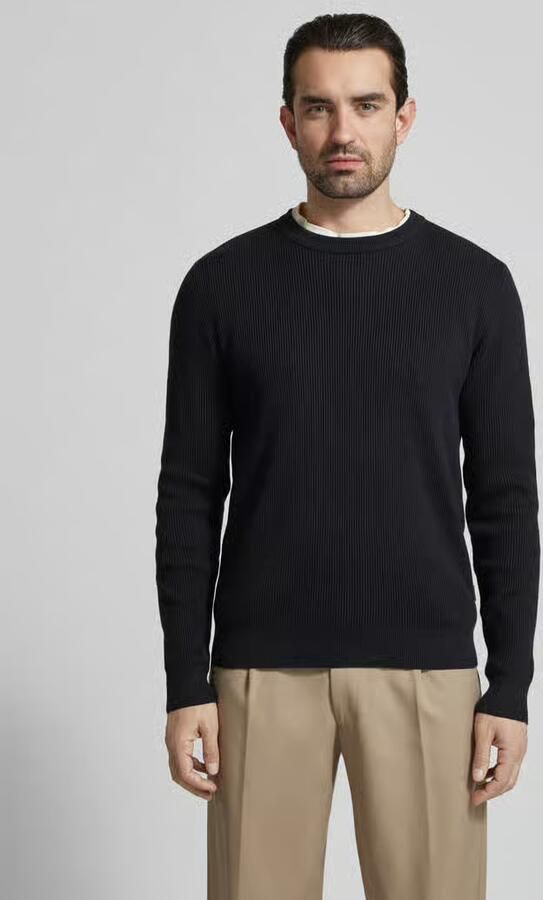 Lindbergh Relaxed fit Gebreide pullover met ronde hals - Foto 4