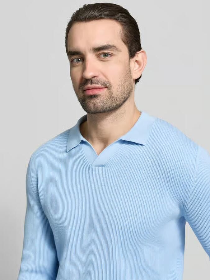 Lindbergh Relaxed fit gebreide trui in riblook