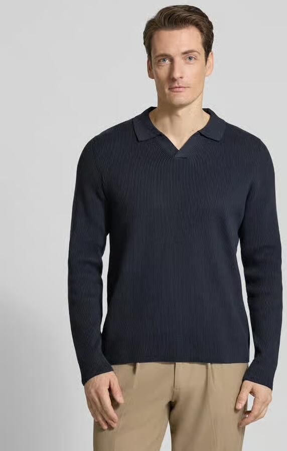 Lindbergh Relaxed fit pullover met structuurmotief - Foto 3