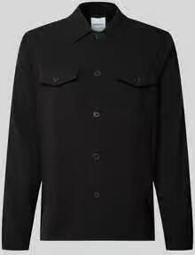 Lindbergh relaxed fit hemdjack met borstzakken
