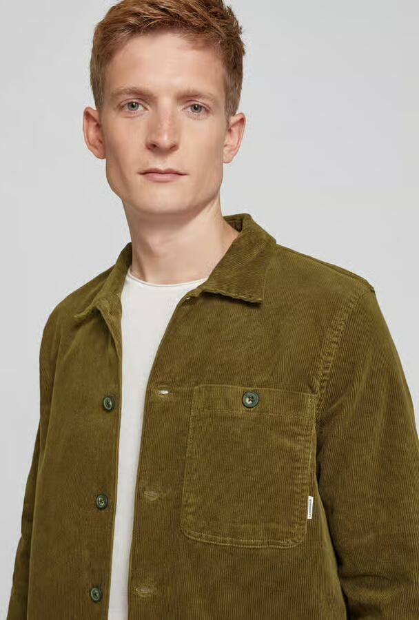 Lindbergh Relaxed fit overshirt met opgestikte borstzak