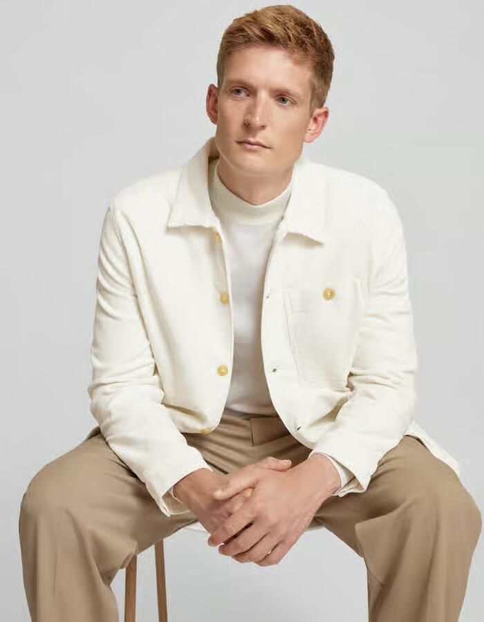 Lindbergh Relaxed fit overshirt met opgestikte borstzak