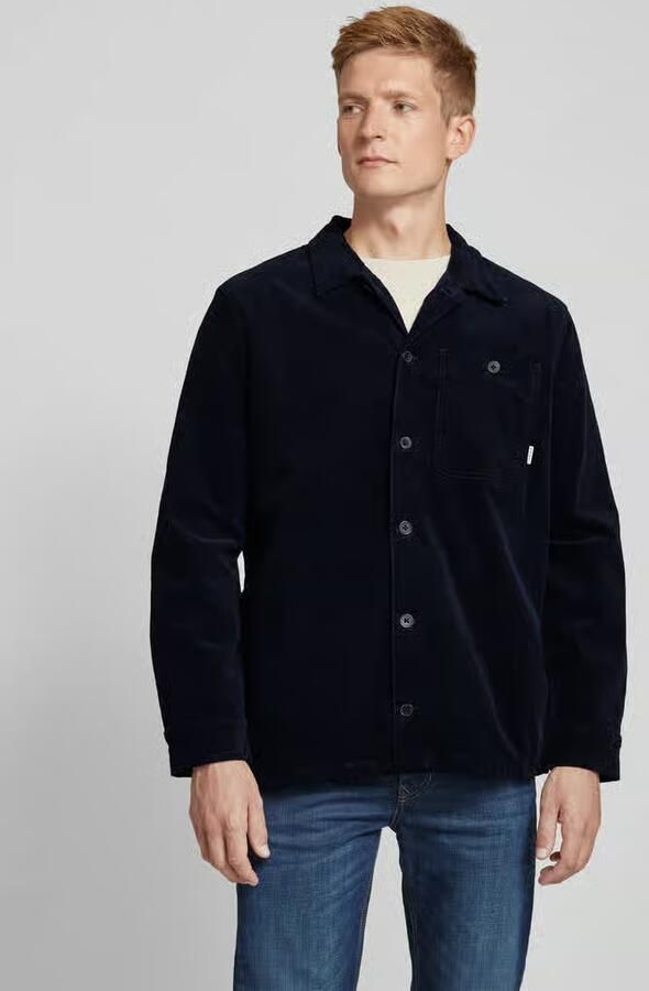 Lindbergh Relaxed fit overshirt met opgestikte borstzak - Foto 3