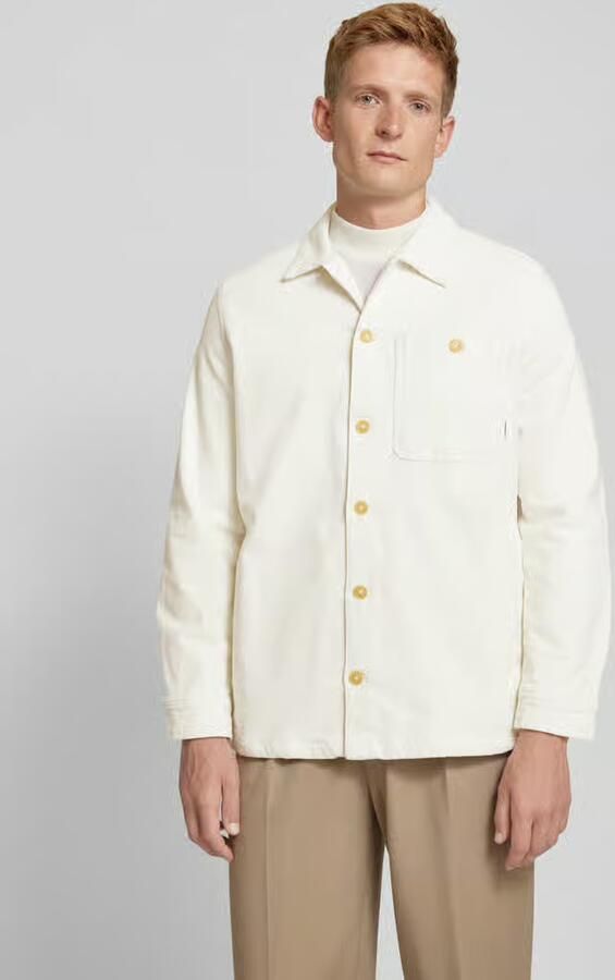 Lindbergh Relaxed fit overshirt met opgestikte borstzak - Foto 4