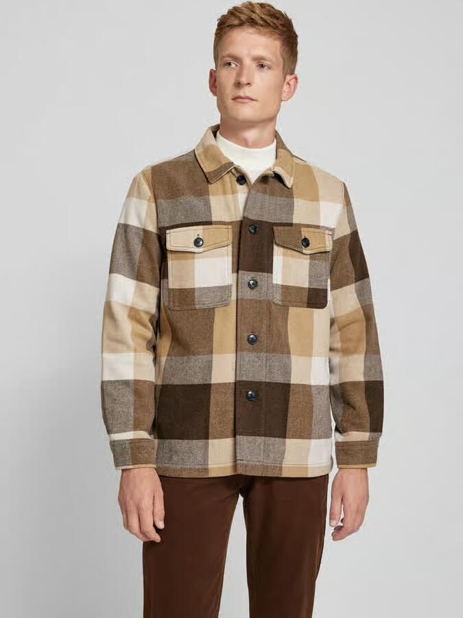 Lindbergh Relaxed fit overshirt met opgestikte borstzakken - Foto 3