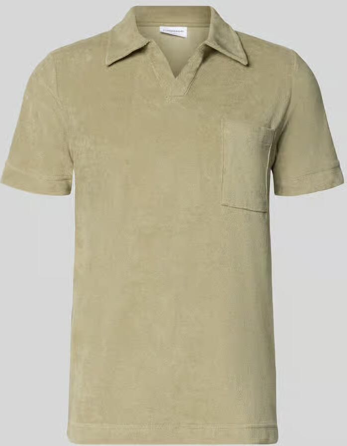 Lindbergh relaxed fit poloshirt met V-hals - Foto 2
