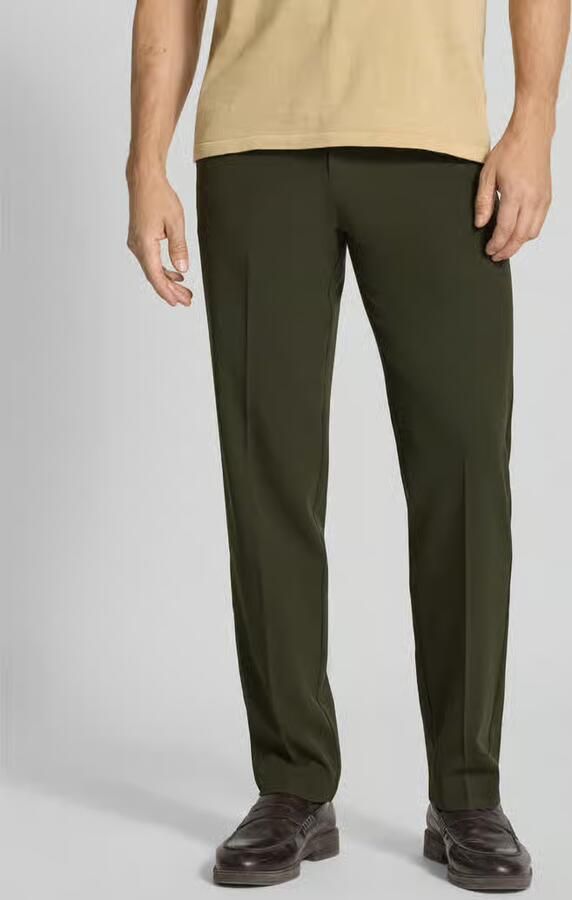 Lindbergh Relaxed fit stoffen broek met persplooien - Foto 2