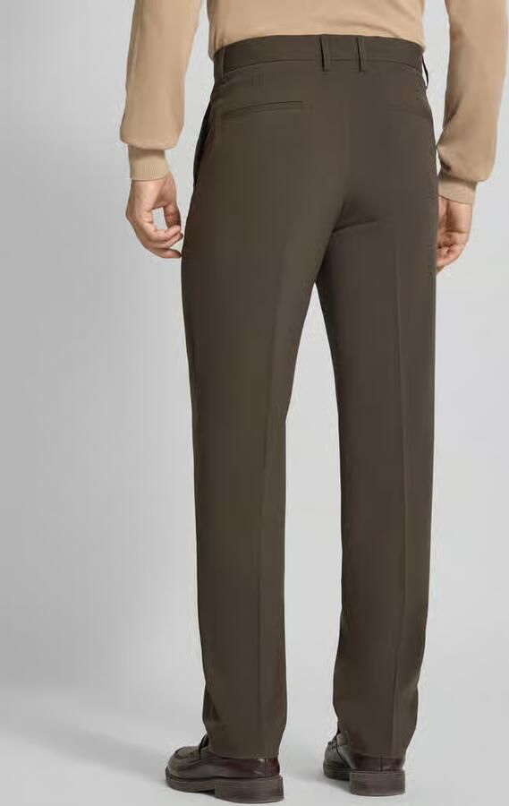 Lindbergh Relaxed fit stoffen broek met persplooien