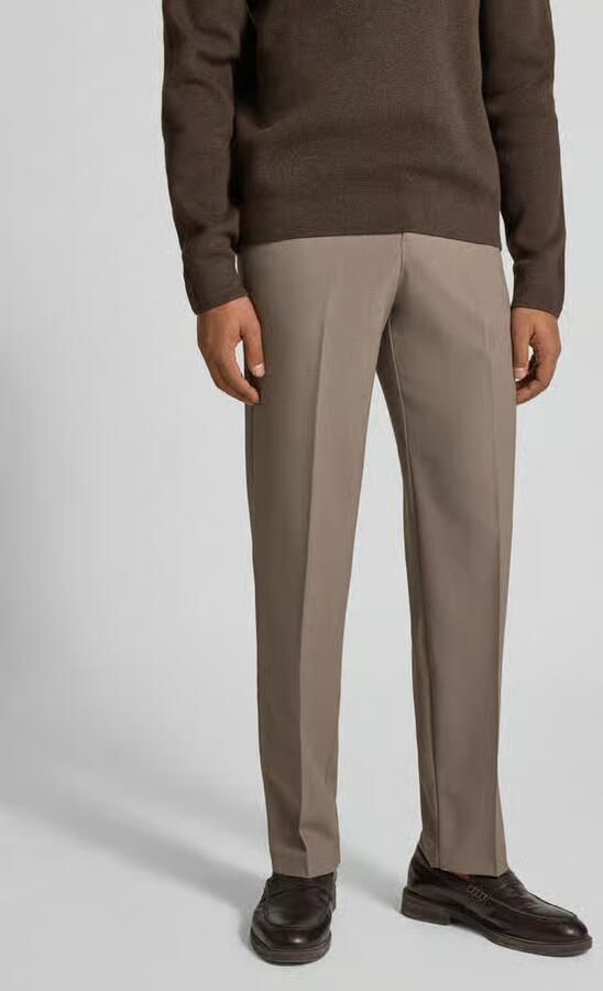 Lindbergh Slim fit stoffen broek met viscose-aandeel - Foto 4