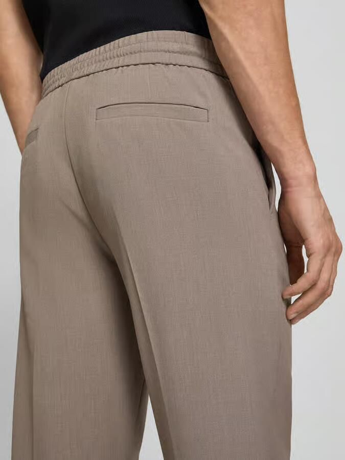 Lindbergh Relaxed fit stoffen broek met elastische band - Foto 9