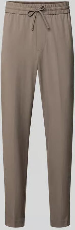 Lindbergh Relaxed fit stoffen broek met elastische band - Foto 11