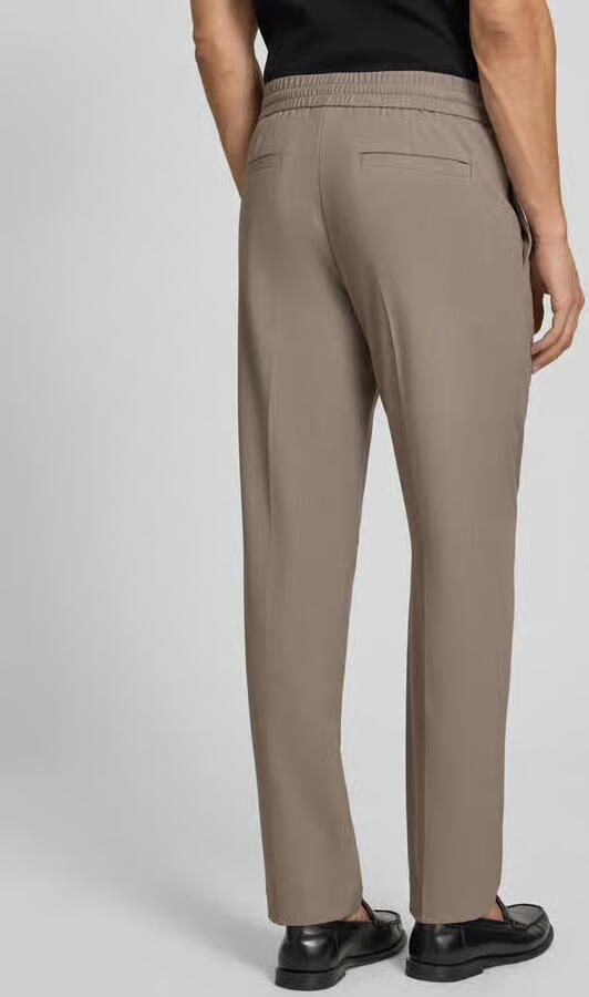 Lindbergh Relaxed fit stoffen broek met elastische band - Foto 11