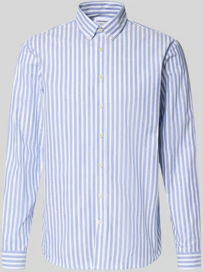 Lindbergh Relaxed fit vrijetijdsoverhemd met Button-downkraag