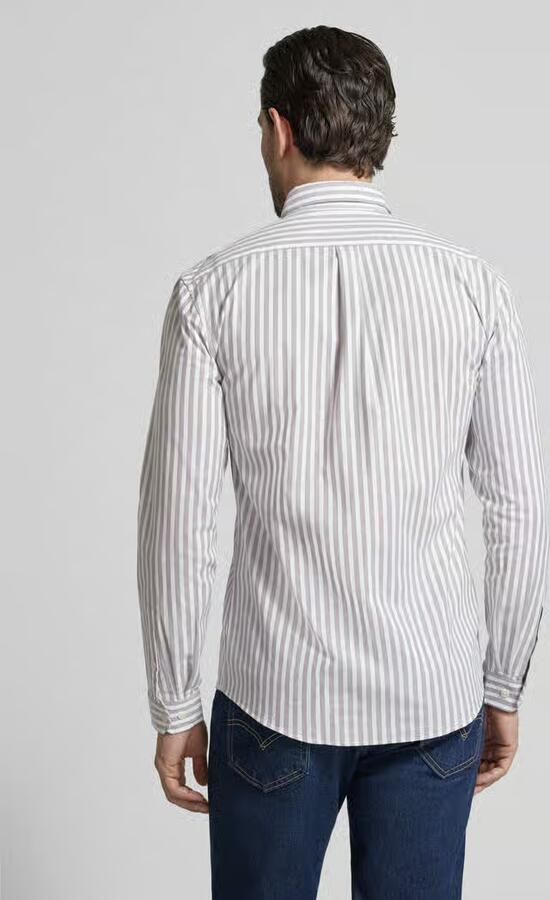 Lindbergh Relaxed fit vrijetijdsoverhemd met Button-downkraag - Foto 4