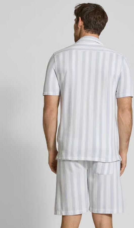 Lindbergh Relaxed fit vrijetijdsoverhemd met reverskraag