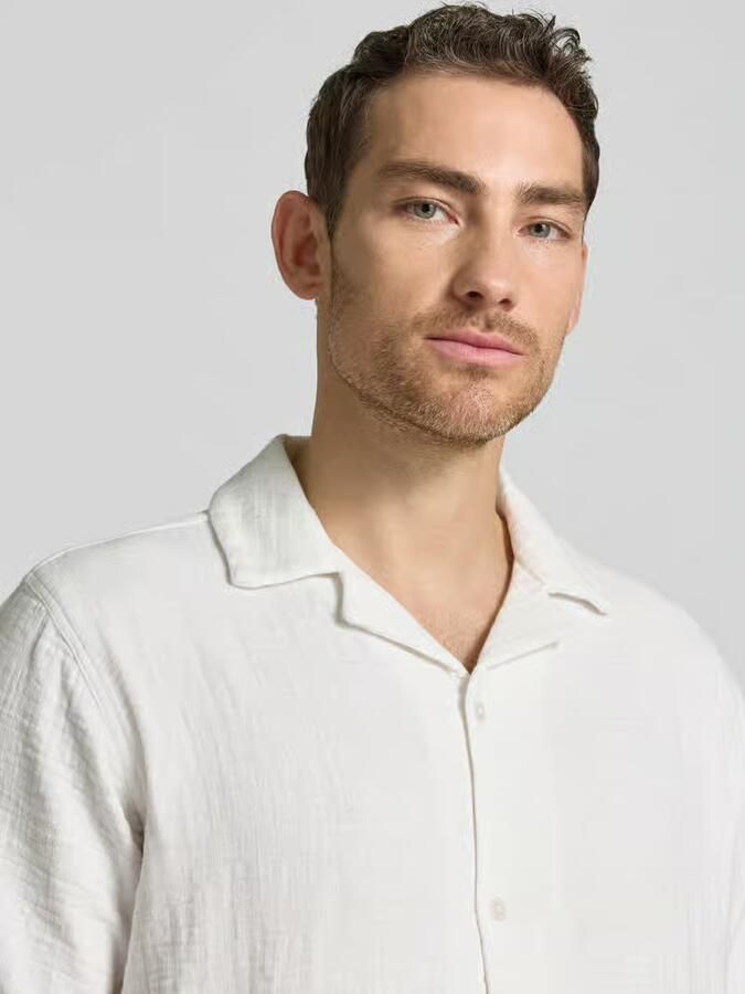 Lindbergh relaxed fit vrijetijdsoverhemd met structuurpatroon