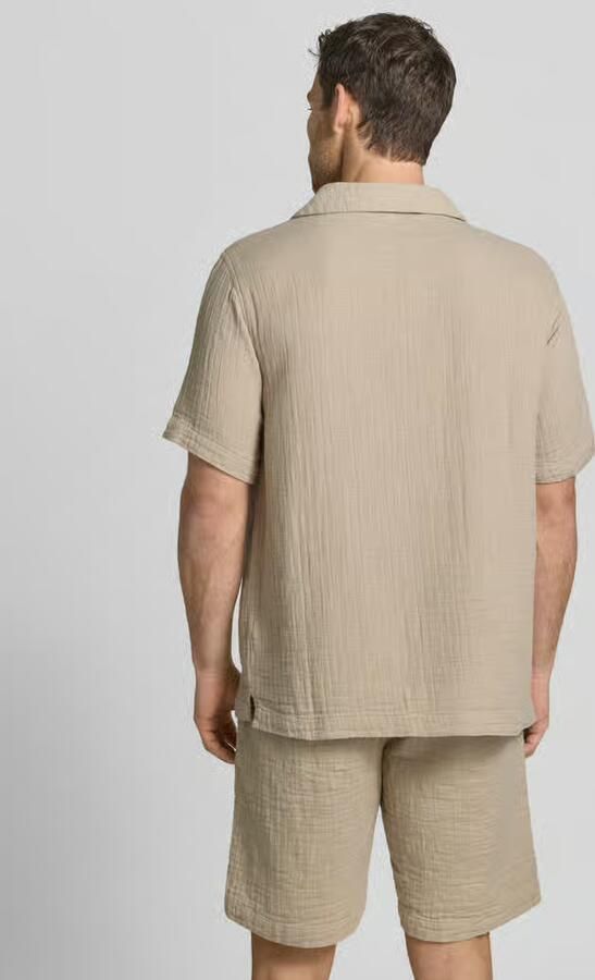 Lindbergh relaxed fit vrijetijdsoverhemd met structuurpatroon - Foto 3