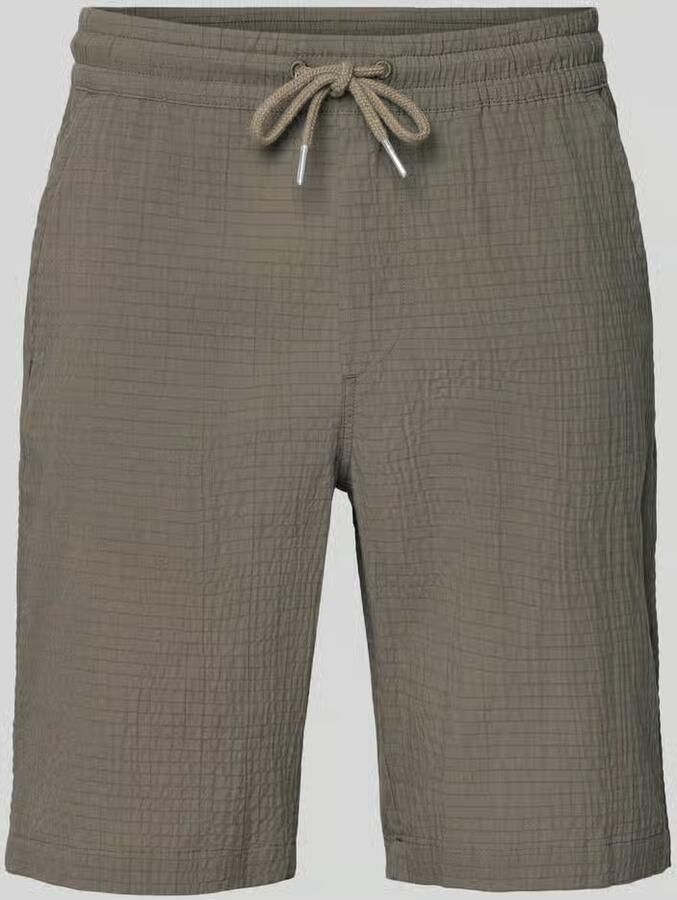 Lindbergh Shorts met elastische band en structuurpatroon - Foto 2