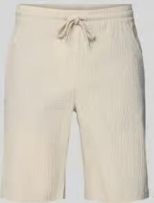 Lindbergh Shorts met elastische band en structuurpatroon