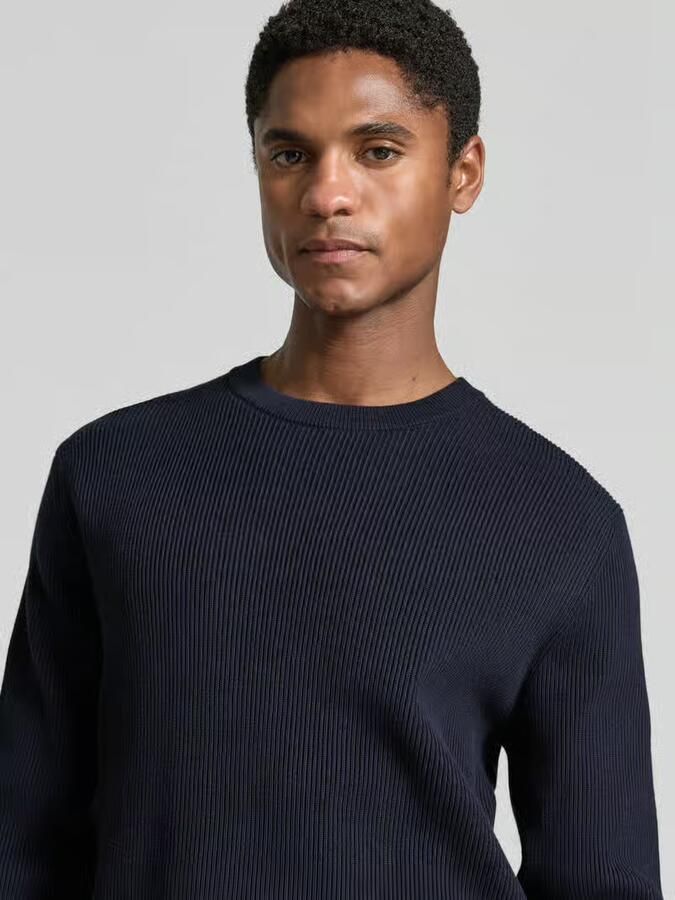Lindbergh Relaxed fit Gebreide pullover met ronde hals - Foto 3