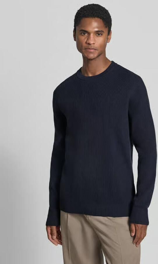 Lindbergh Relaxed fit Gebreide pullover met ronde hals - Foto 4
