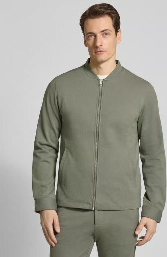 Lindbergh Slim fit Jack met Opstaande kraag en Ritssluiting - Foto 4