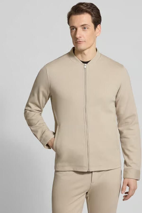 Lindbergh Slim fit Jack met Opstaande kraag en Ritssluiting - Foto 3