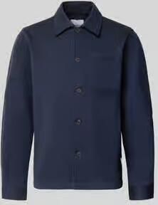 Lindbergh Regular fit overhemdjack met platte kraag - Foto 5